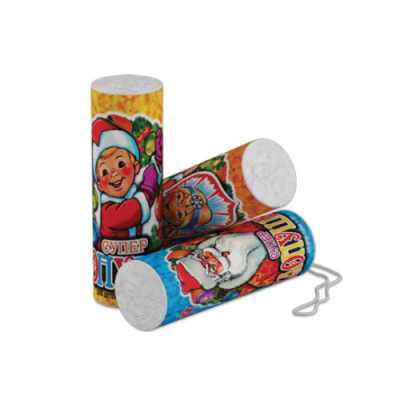 Супер с серпантином Хлопушки купить в Спасске | spassk.salutsklad.ru