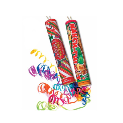 Макси-Гигант с серпантином Хлопушки купить в Спасске | spassk.salutsklad.ru