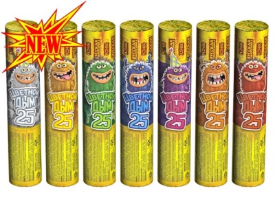 Цветной дым 25 Цветной дым купить в Спасске | spassk.salutsklad.ru